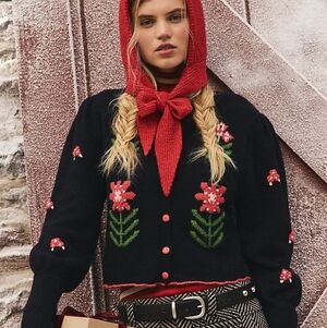 NWT Free People Nonna Knit Cardi